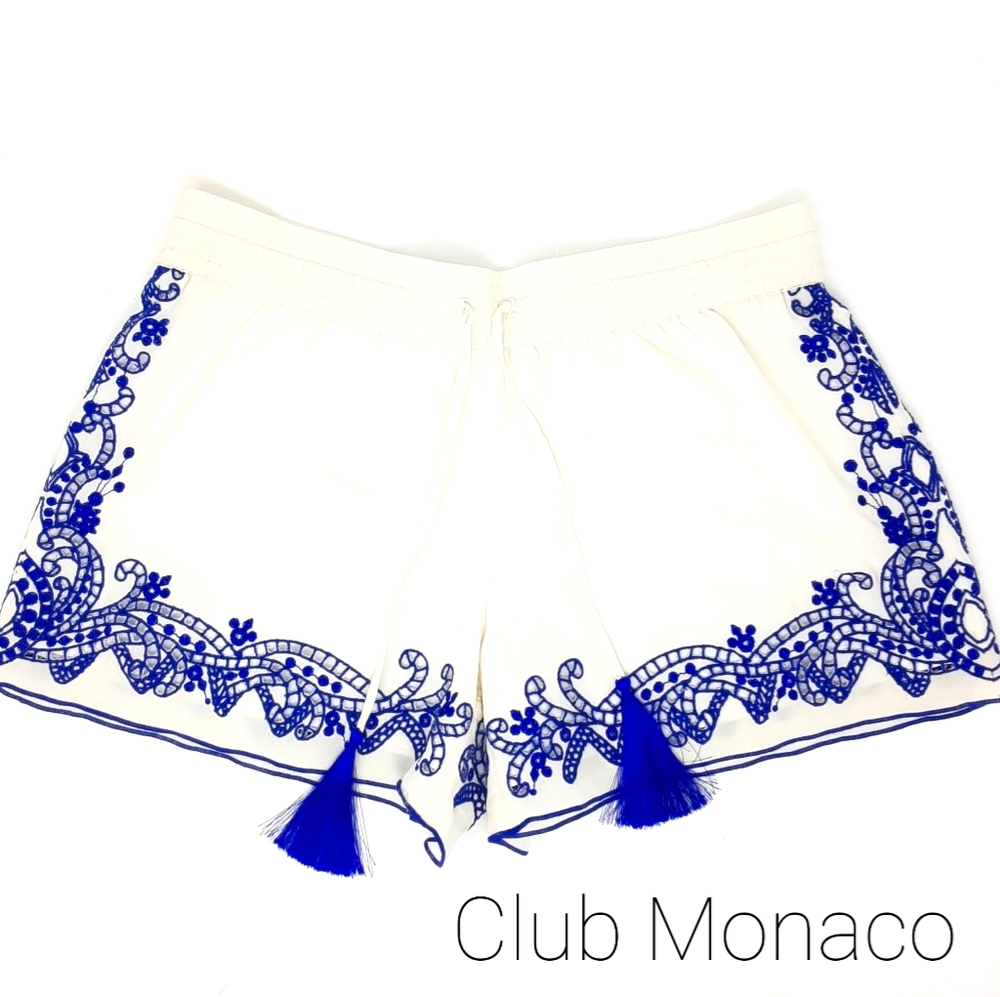 Club Monaco Theresa Blanc De Blanc Shorts